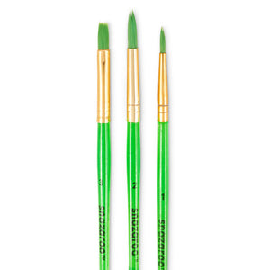 Brushes - Green Starter Brushes - Set of 3