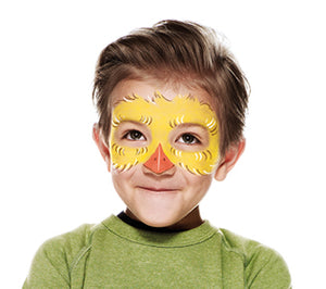 Final step, Adding white highlights to the feathers and in the centre of the beak to complete the design.