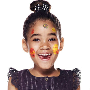 Step two, adding patterns like zigzags, dots, and stripes using different colours.