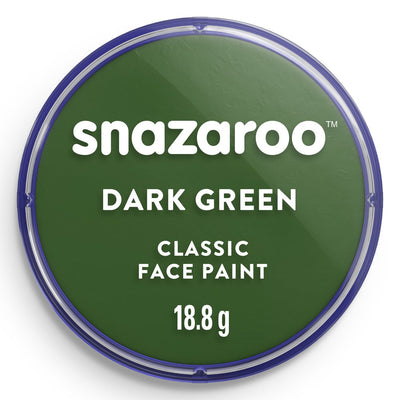 SNZ CLASSIC FACE PAINT 18ML DARK GREEN [CLOSED DHI]
